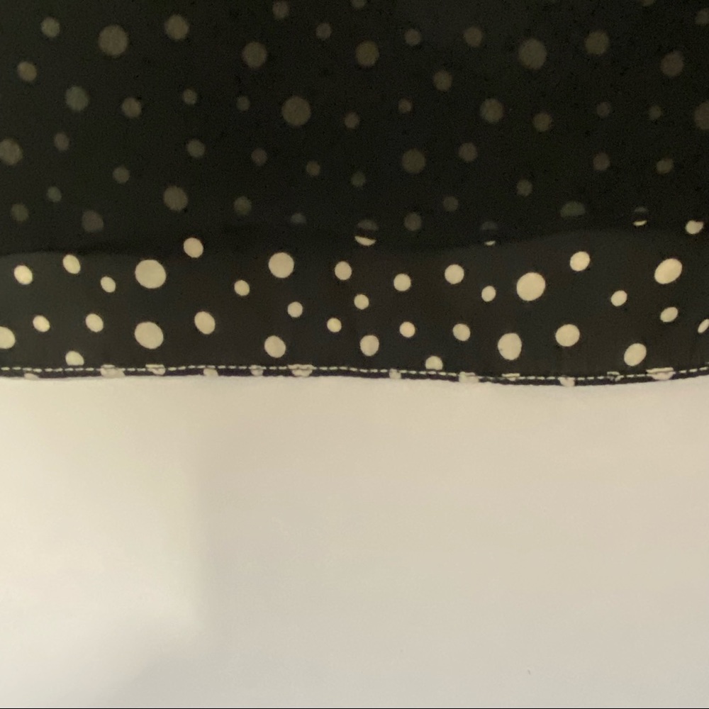 Max Studio Dress Black/ White Polka Dots Sz. SMALL - Picture 12 of 12
